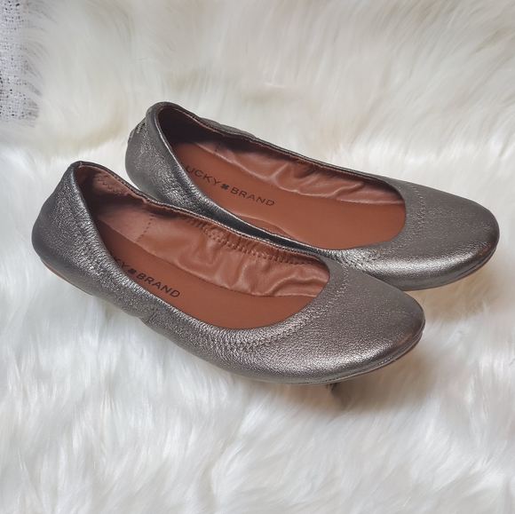 Lucky Brand Shoes - Lucky Brand Metallic Flats